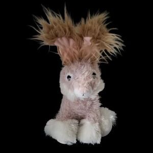 RHTF MTY International Cream Color Long Haired Ear Sitting 15" Bunny Rabbit